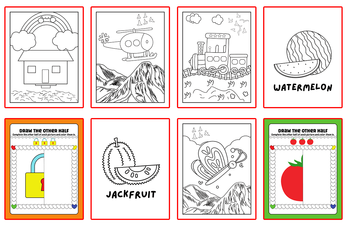 Mewarna Worksheet